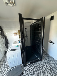 Photo de galerie - Installation de douche avec carrelage