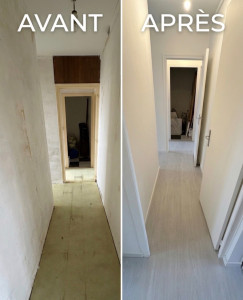 Photo de galerie - Rénovation murs et sol
