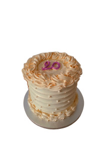 Photo de galerie - Layer cake girly simple elegant