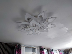 Photo de galerie - Pose d'un lustre