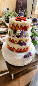 Photo de galerie - Pièce montée fraisier 