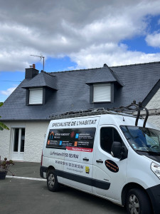 Photo de galerie - Hydrofuge coloré toiture