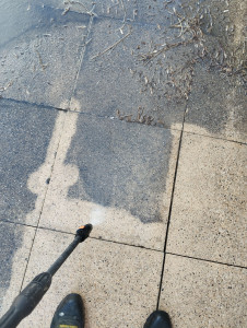 Photo de galerie - Nettoyage terrasse 