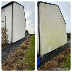 Photo de galerie - Nettoyage façade sans Karcher  