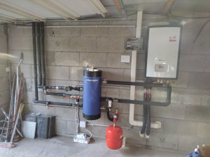 Photo de galerie - Installation d'une pompe a chaleur avec ballon découplage 