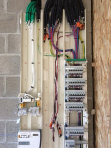 Photo de galerie - Mise en place d’une installation électrique Basse tension ainsi que d’un tableau VDI(voix-datas-images)