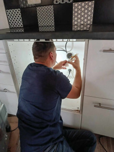 Photo de galerie - Installation d'une plaque électrique 