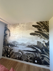 Photo de galerie - Pose papier peint 