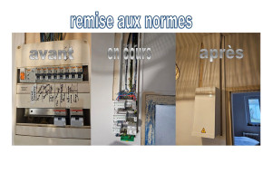 Photo de galerie - Remise aux normes du tableau électrique