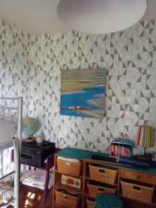 Photo de galerie - Papier peint 
ambiance scandinave 