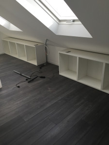 Photo de galerie - Isolation intérieure des rampants, habillage de fenêtres de toit