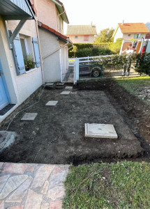 Photo de galerie - Décaissement terrasse