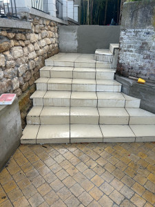Photo de galerie - Poseur des Pavé, je vous propose mon travail de Pavage et carrelage