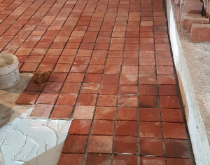 Photo de galerie - Pose de tommettes 