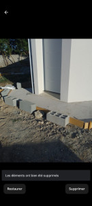 Photo de galerie - Trotoir autours d'une maison