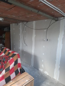 Photo de galerie - Premier chantier dans le garage d'un particulier 