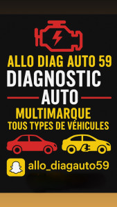 Photo de galerie - Diag sur voiture thermique hybride et électrique santé de la batterie etc…