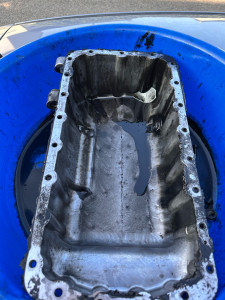 Photo de galerie - Remplacement carter d’huile Citroën c8