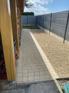 Photo de galerie - Allé en pavé + ecogravel