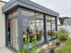 Photo de galerie - Nettoyage vitres véranda extérieure