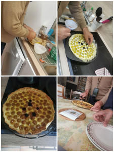 Photo de galerie - Accompagnement sénior 
Aide à la préparation d'une tarte, puis dégustation ?