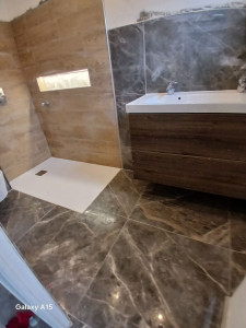 Photo de galerie - Carrelage salle de bain