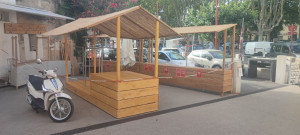 Photo de galerie - Fabrication de meubles pour une boutique