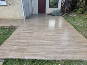 Photo de galerie - Pose de carrelage exterieur