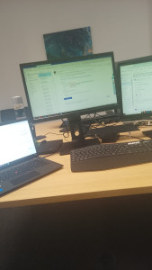 Photo de galerie - Fin d'installation d'un setup informatique pour un professionnel 