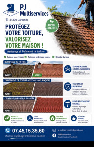 Photo de galerie - Nettoyage toiture 