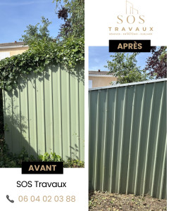 Photo de galerie - Le lierre avait pris beaucoup de place une cabane qui a retrouvé son éclat après mon passage . 