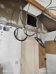 Photo de galerie - Passage des câbles 