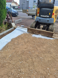 Photo de galerie - Création d'une place de parking 
D'autre photo sûre demande 