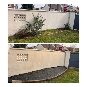 Photo de galerie - Création de massif avant plantation 