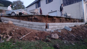 Photo de galerie - Travaux  mur 