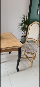 Photo de galerie - Rénovation meuble et chaise 