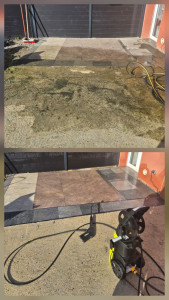 Photo de galerie - Nettoyage terrasse 