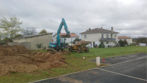 Photo de galerie - Chantier de terrassement pour construction maison 