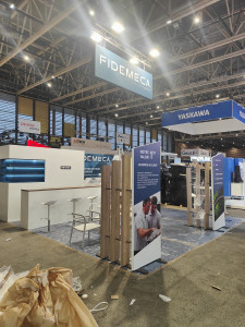 Photo de galerie - Stand Fidemeca sur le salon Global Industrie 2026
