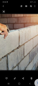 Photo de galerie - Tout type de maçonnerie pose de toiture ect..