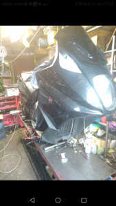 Photo de galerie - Reconditionnement des joints spi de fourche sur Gilera Gp800