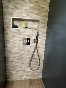 Photo de galerie - Création douche à l’italienne 