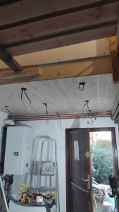 Photo de galerie - Faux plafond installation des sports électrique