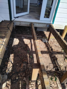 Photo de galerie - Réfection  d une terrasse en bois  sur penestin 