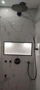 Photo de galerie - Niche avec éclairage étanche