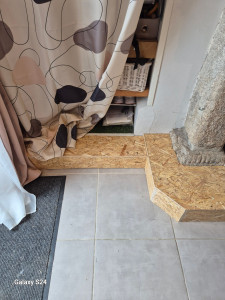 Photo de galerie - Habillage d un tuyau d évacuation 