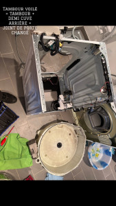 Photo de galerie - Démontage de la cuve + Roulement changé + Remontage de l’appareil 