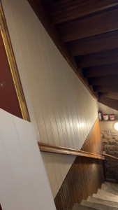 Photo de galerie - Pose lambris pvc