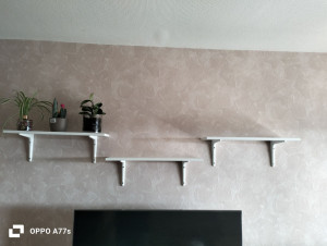 Photo de galerie - Montage et fixation....( étagère)