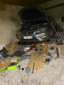 Photo de galerie - Remplacement kit embrayage volant moteur 